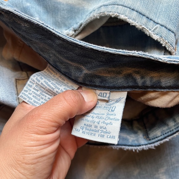 Robin’s Jean Distressed Military Service Jeans size 40 - Picture 9 of 16